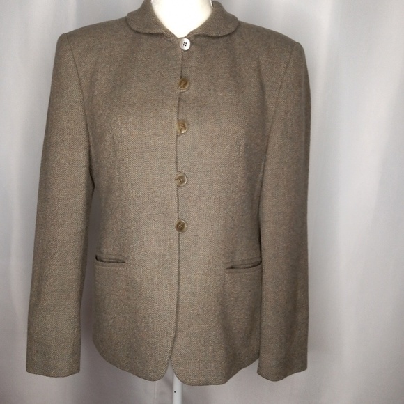 JONES NEW YORK Worsted Wool Blazer Sz 8 - Picture 1 of 7